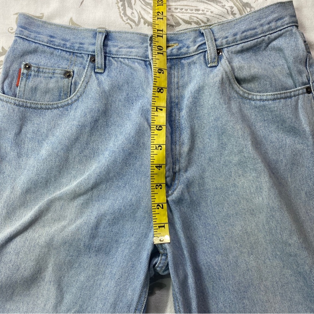 Bugle Boy Vintage Relaxed Fit
Tapered Jeans Tag Sz‎ 32X32 Actual
31X27 - Picture 5 of 14